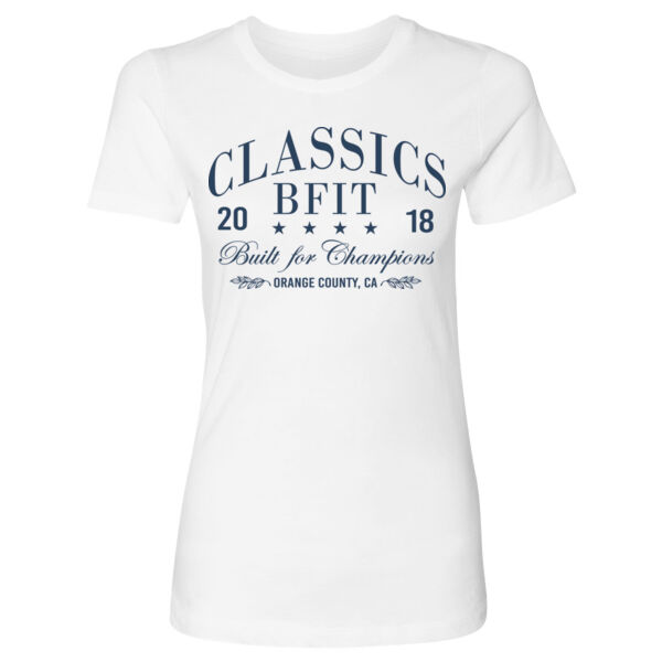 CLASSICS BFIT - BUILT FOR CHAMPIONS - WOMEN'S FITTED T-SHIRT - R57PGC Thumbnail
