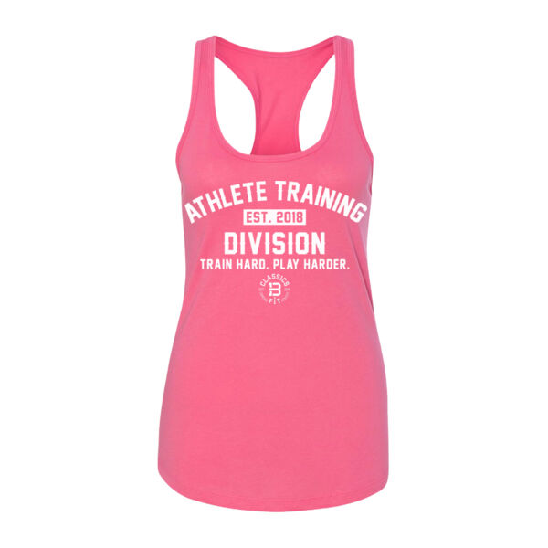 CLASSICS BFIT - TRAIN HARD PLAY HARDER - WOMEN'S FITTED TANK TOP - $1XRQ6K$ Thumbnail