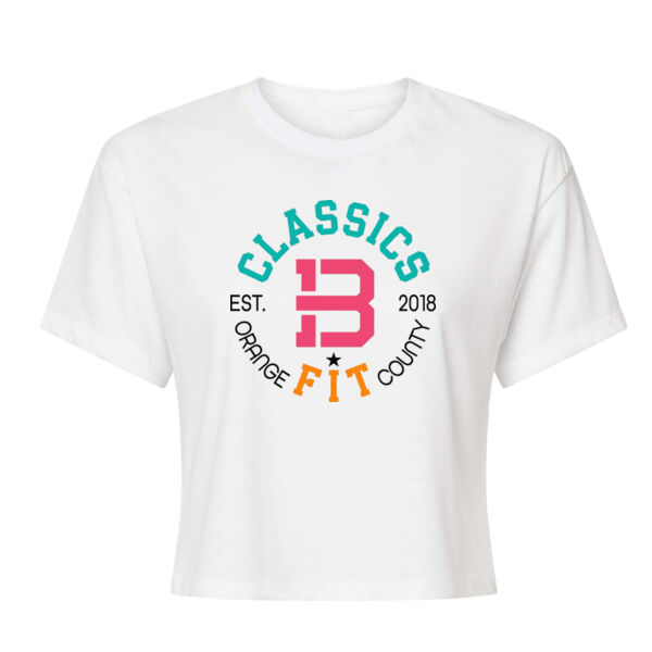 CLASSICS BFIT - BADGE LOGO - WOMEN'S CROPPED T-SHIRT - $4RJK2T$ Thumbnail