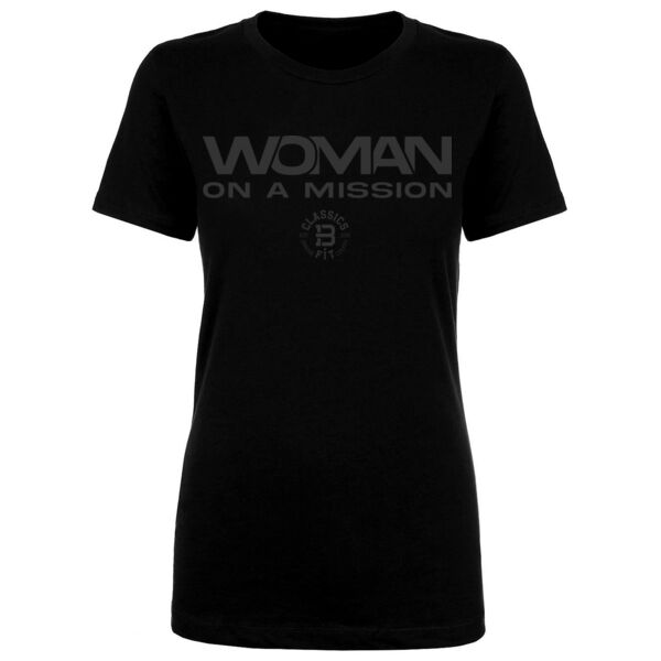 CLASSICS BFIT - WOMAN ON A MISSION - WOMEN'S FITTED T-SHIRT - $P6NWDK$ Thumbnail