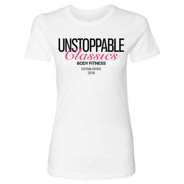 UNSTOPPABLE - WOMEN'S FITTED T-SHIRT - $Q793UW$ Thumbnail