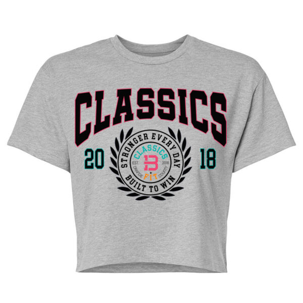 COLLEGE TOWN - WOMEN'S CROP T-SHIRT - $2R5WE9$ Thumbnail